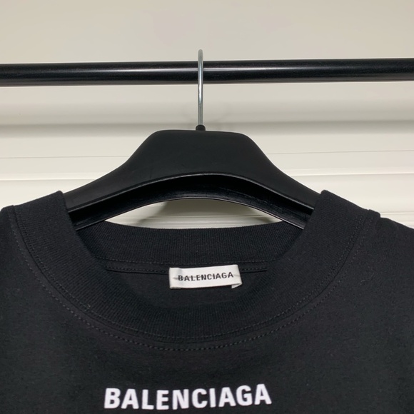 Balenciaga "WFP" Logo Black T-Shirt - World Food Programme - Picture 3 of 8